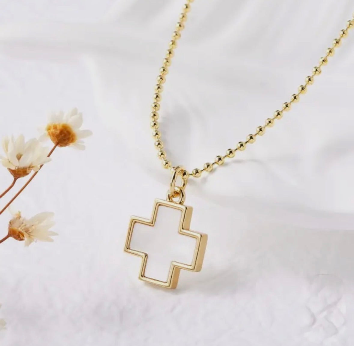 Chunky Cross Necklace