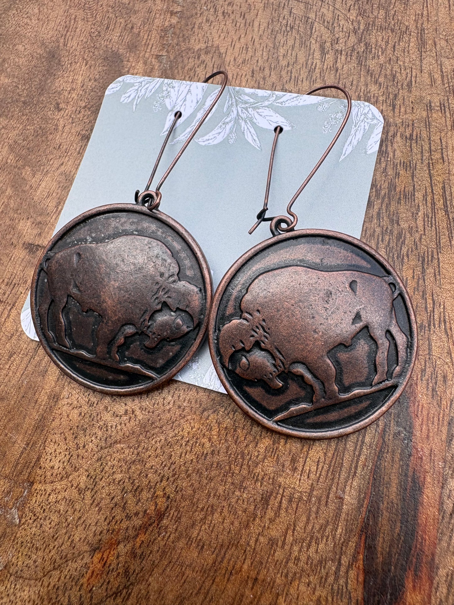 XL Buffalo Roam Earrings