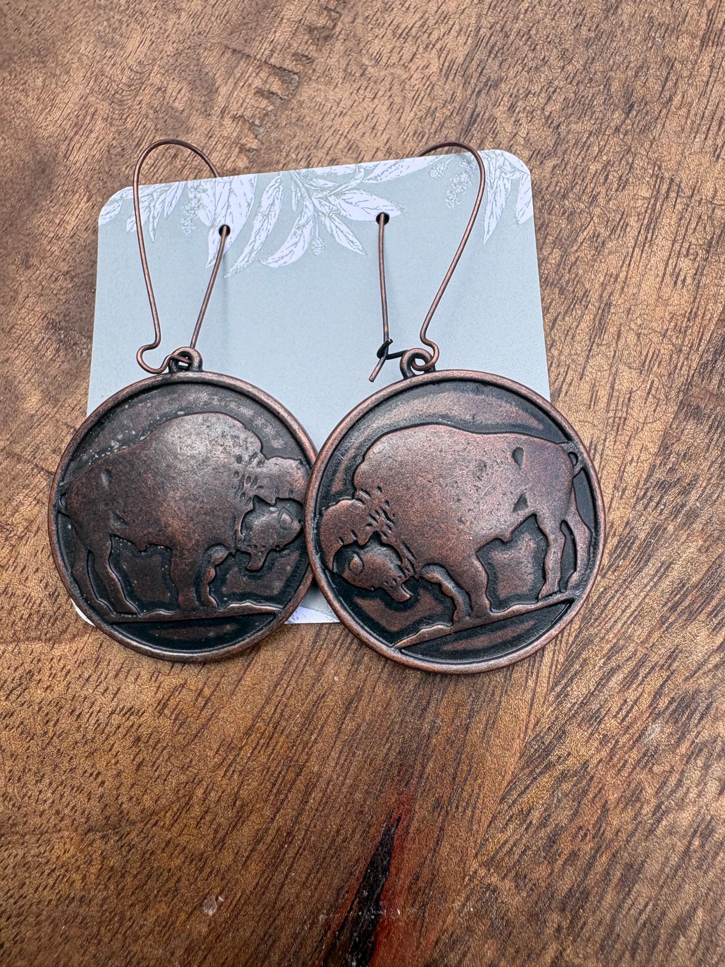 XL Buffalo Roam Earrings