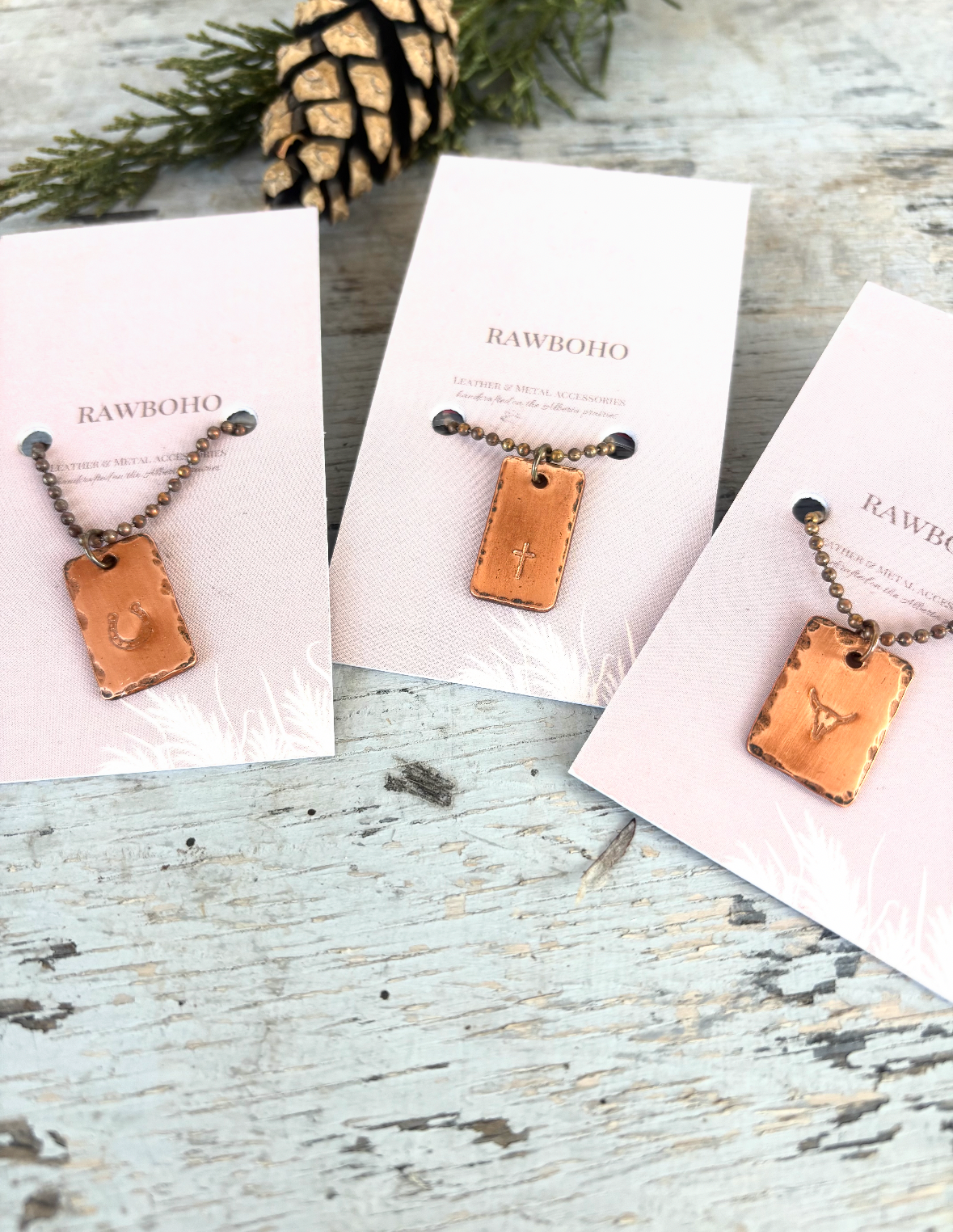 Copper Pendant Necklaces