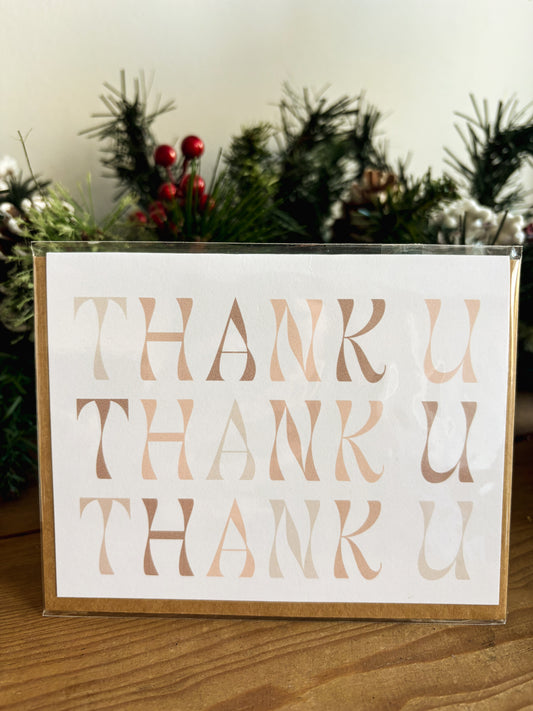 Thank you card