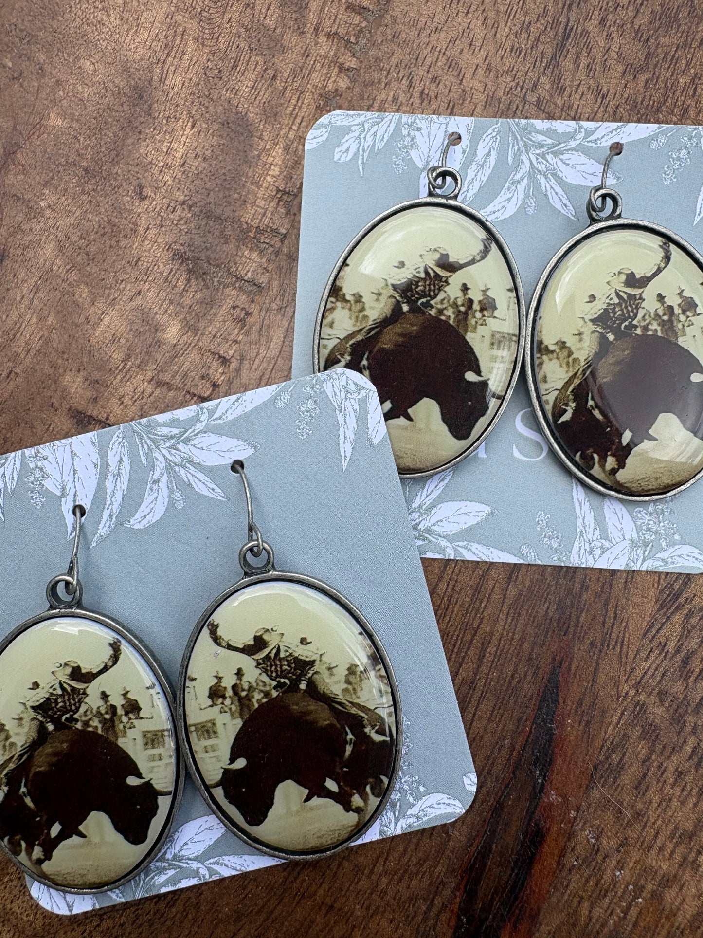 Bull Rider Earrings