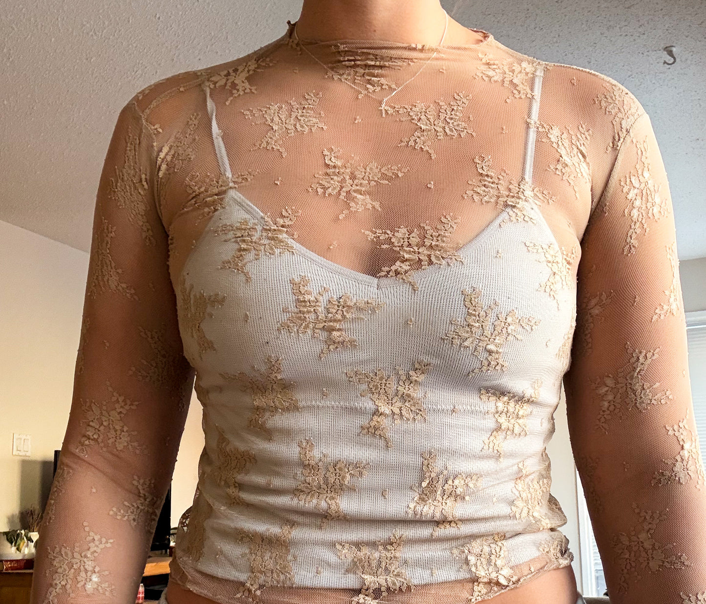 Sheer Floral Longsleeve