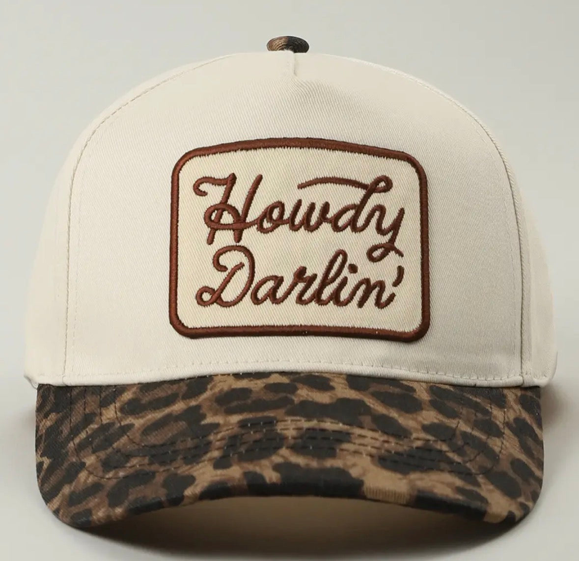 Howdy Darlin Cheetah Snapback (Preorder)
