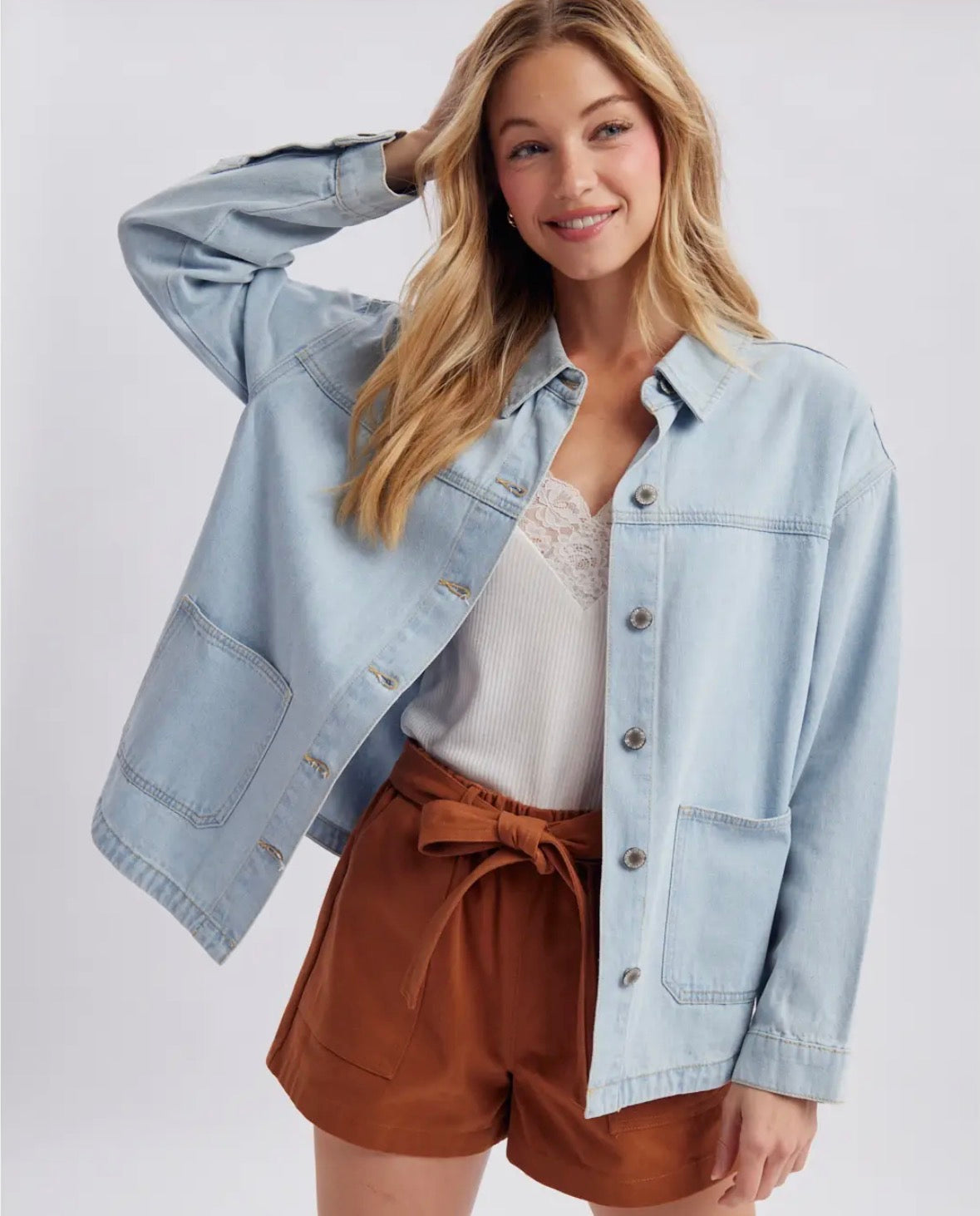 Denim Button Up