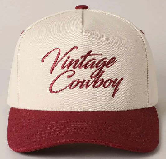 Vintage Cowboy Ball Cap (Preorder)