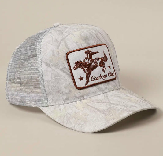 Camo Cowboy Club SnapBack (Preorder)
