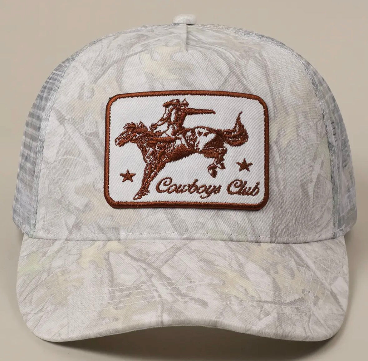 Camo Cowboy Club SnapBack (Preorder)